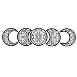 Wooden Moonphase Wall Art