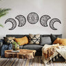 Wooden Moonphase Wall Art - Wallart