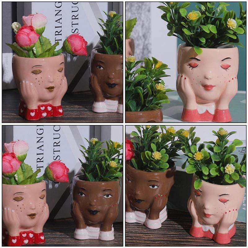 Blaise, Rhiamon & Aradia Flower Pot