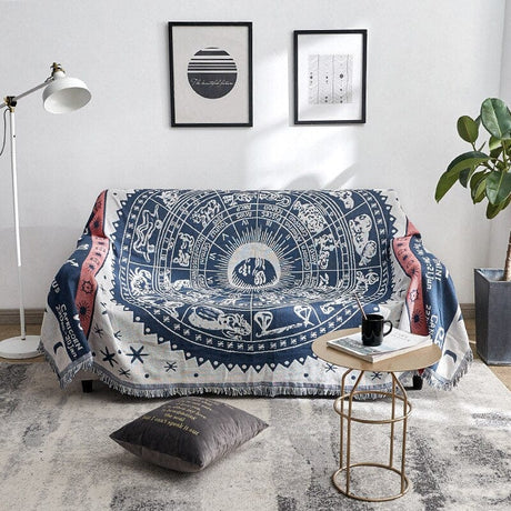 Zodiac Boho Throw Blanket