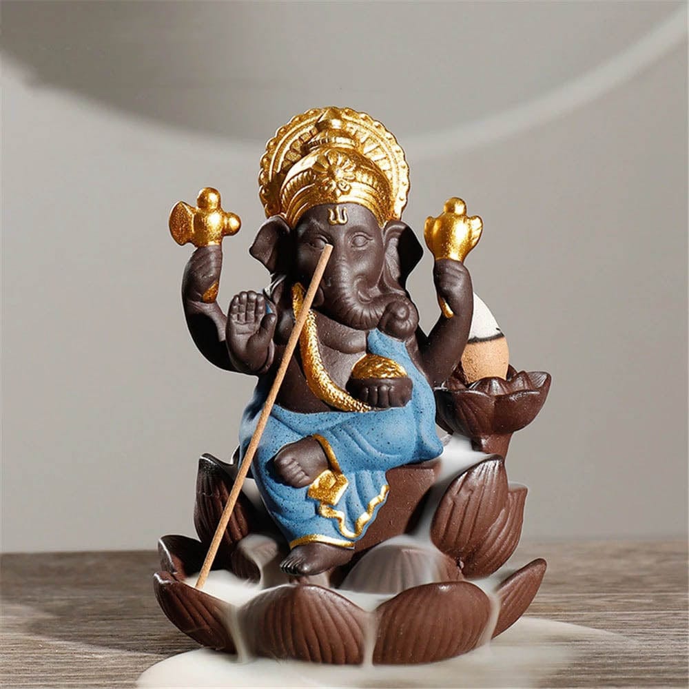Ganesha Backflow Incense Burner