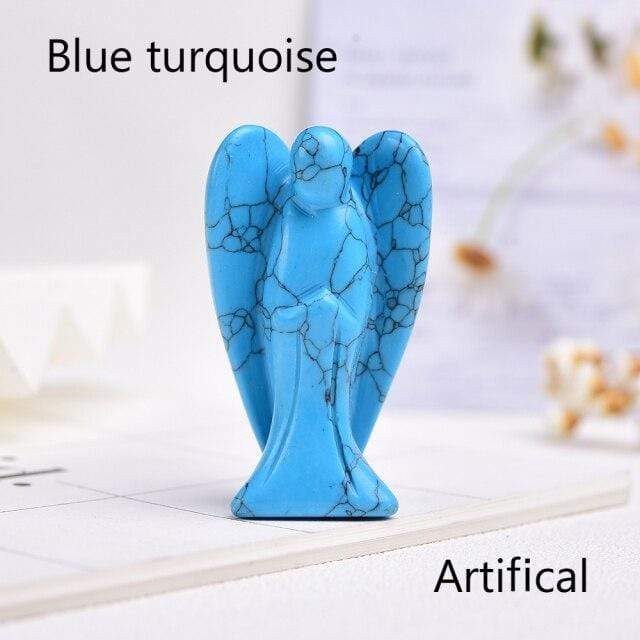 Guardian Angel Crystal Carving