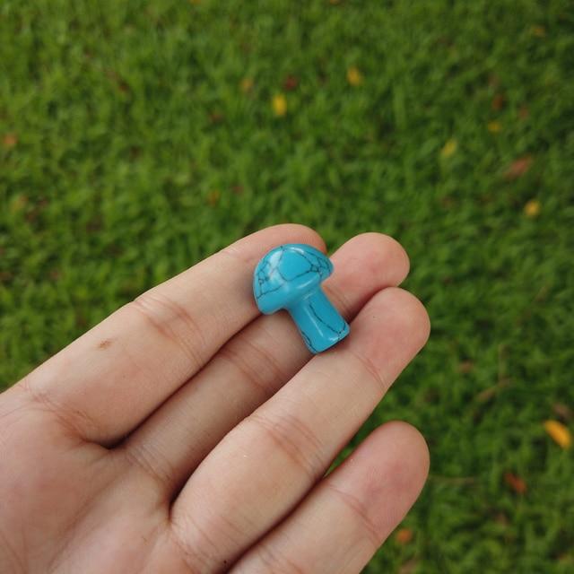 Natural Stone Mini Mushrooms