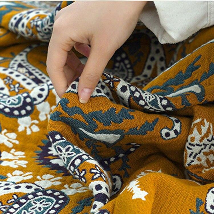 Bohemian Paisley Flower Bedspread