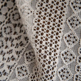 White Boho Tasseled Curtains