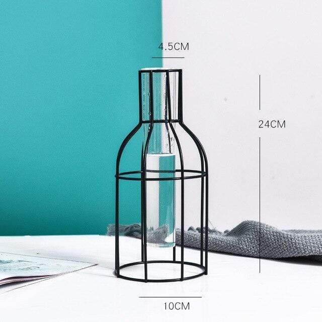 Geometric Nordic Iron Vases