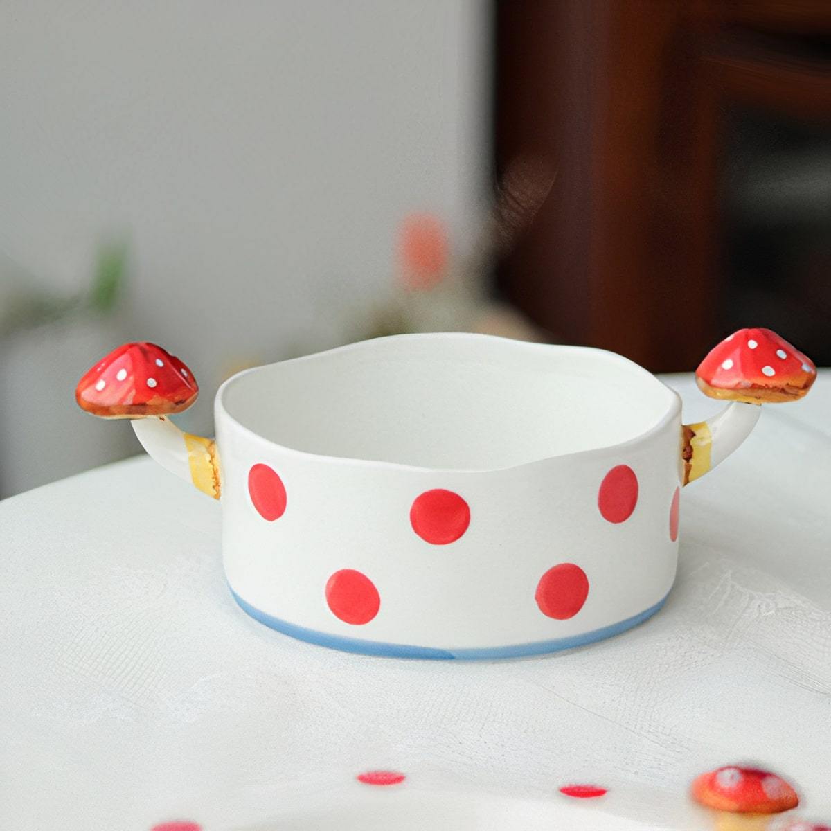 Hand Painted Mushroom Tableware