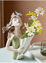 Butterfly Figurine Vase