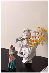 Butterfly Figurine Vase