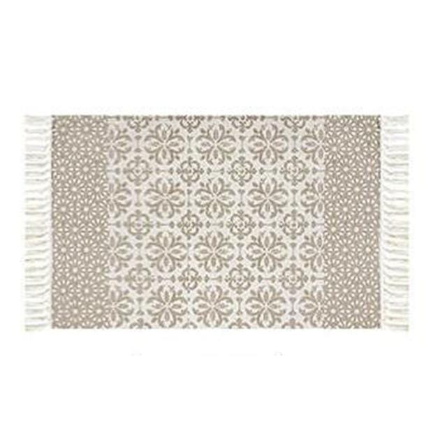 Boho Design Rug with Tassels