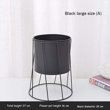 Modern Geometric Iron Planter