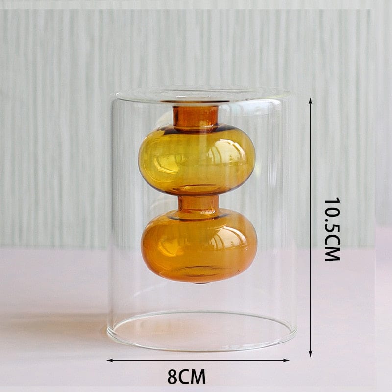 Nordic Hydroponic Transparent Glass Vase