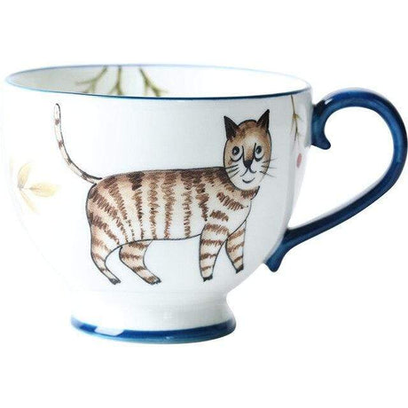 Hand-Painted Animals Mugs