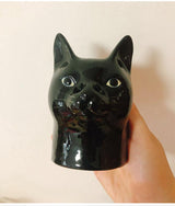 Cat Head Flower Vase