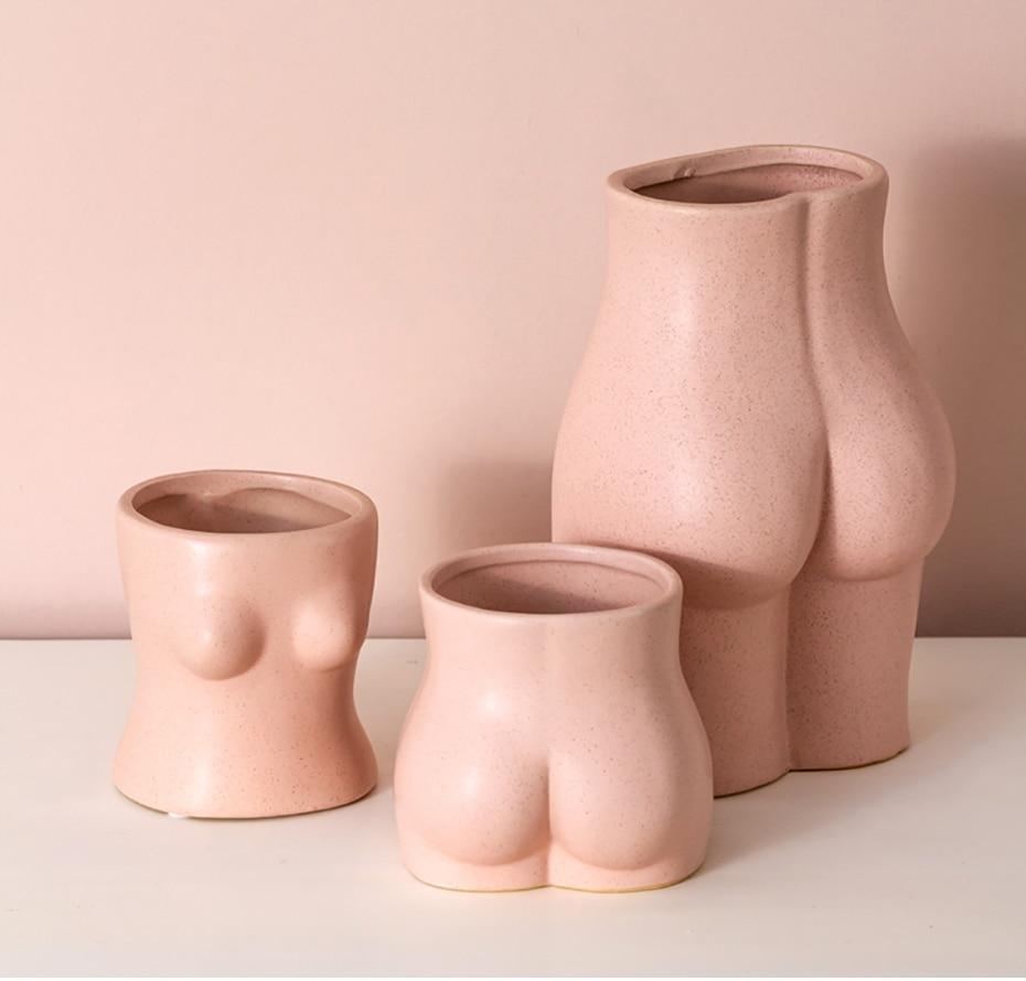 Ceramic Human Parts Vase