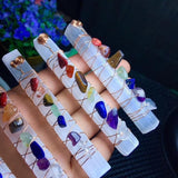 Chakra Healing Selenite Crystal Wand
