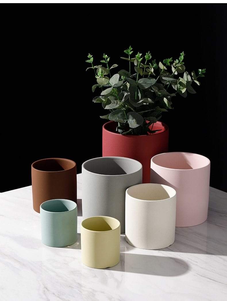Colorful Ceramic Flower Pots