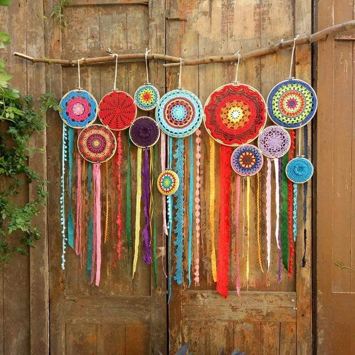 Colorful Lace Dreamcatchers