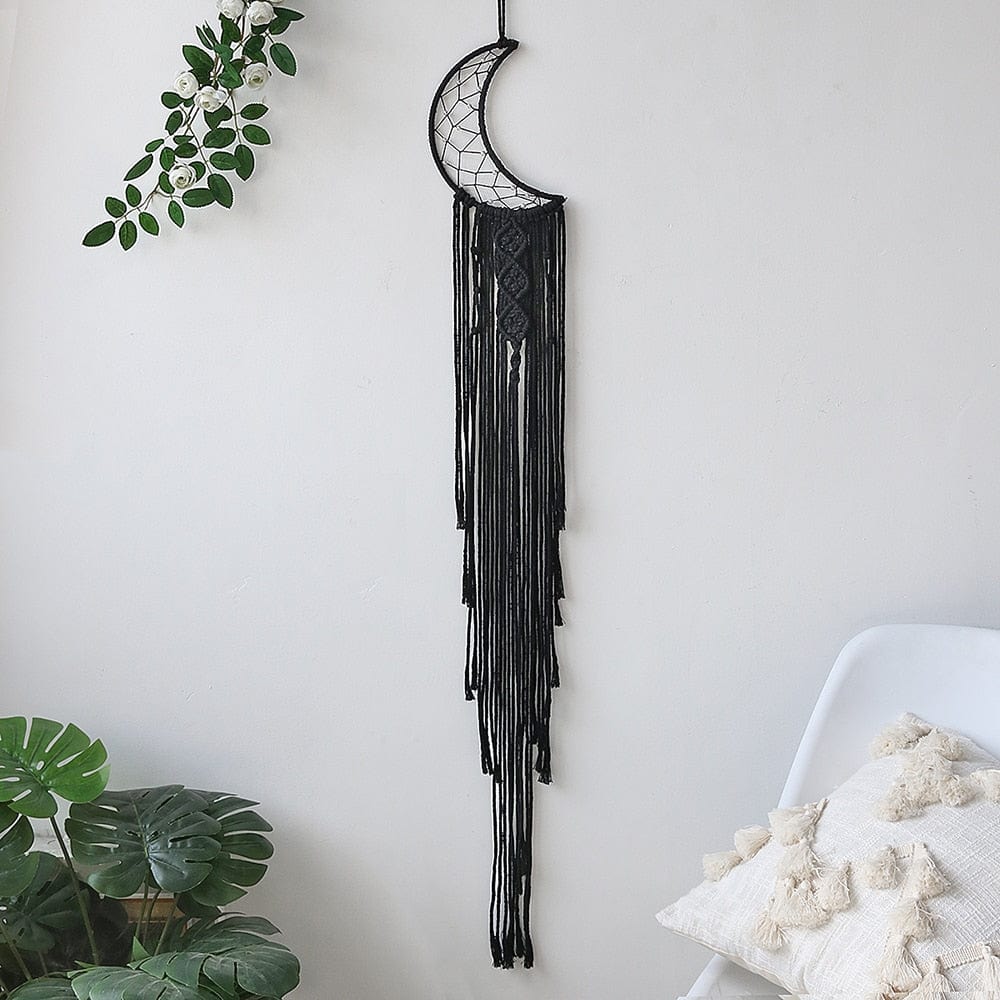 Sun And Moon Black Dream Catcher