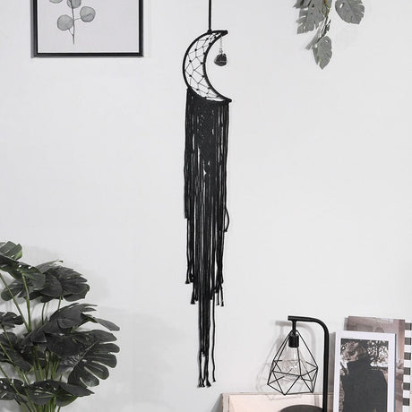 Sun And Moon Black Dream Catcher