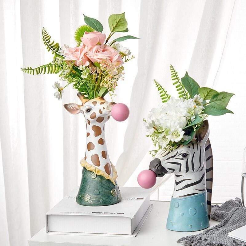 Cute Animals Flower Vase