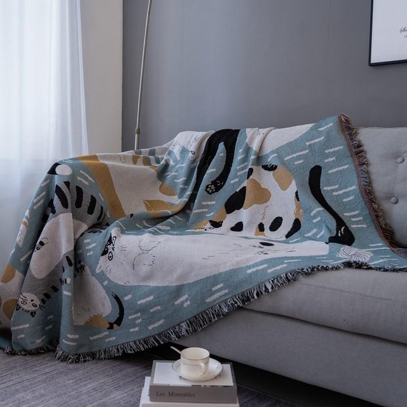 Cute Cats Throw Blanket