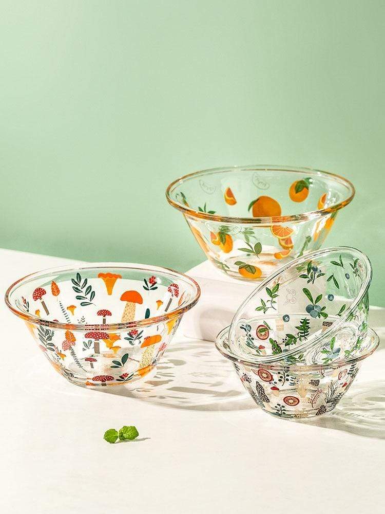 Cute Hand Painted Glass Bowls