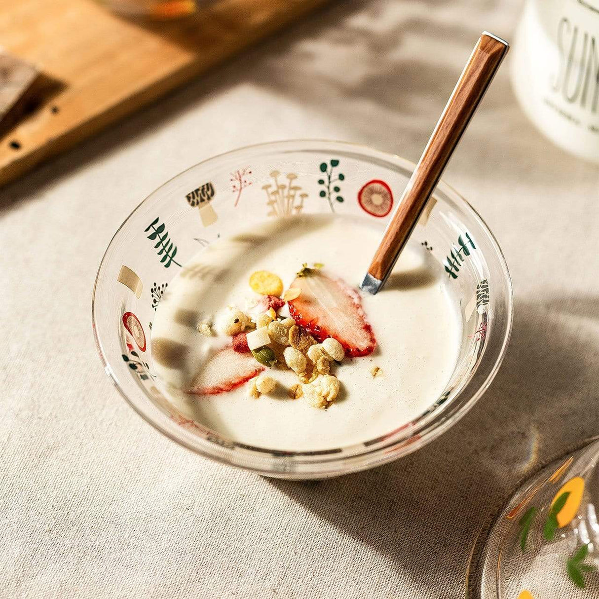 Cute Hand Painted Glass Bowls