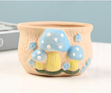 Cute Mushrooms Planter Pot