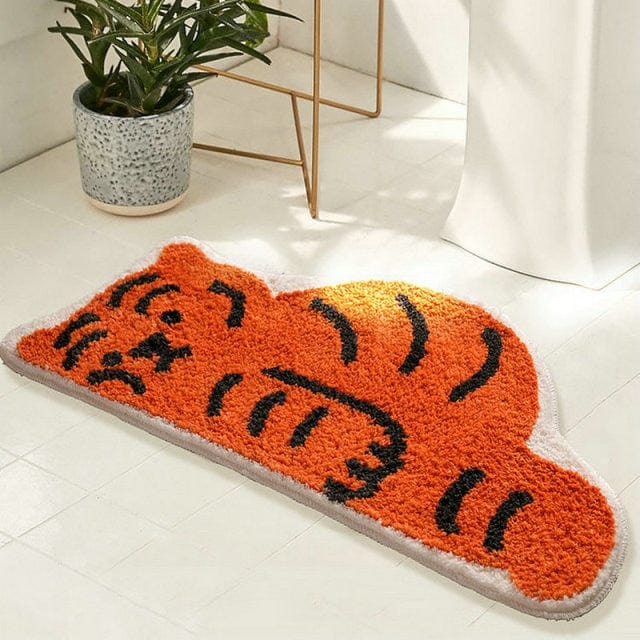 Cute Tiger Bath Mat