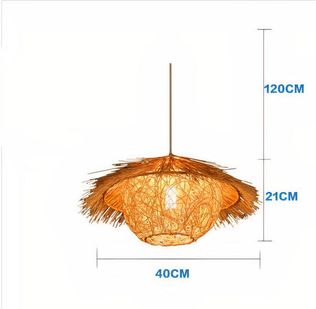 Bamboo Woven Pendant Light Shades