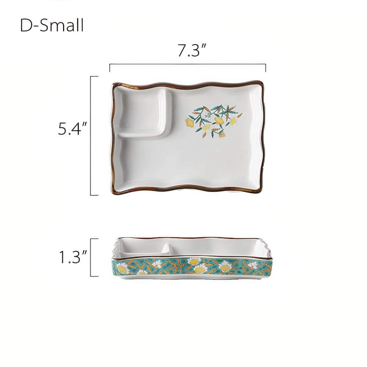 Japanese Style Rectangular Plate