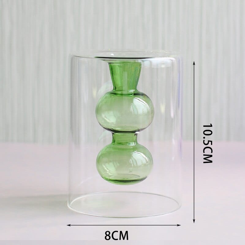 Nordic Hydroponic Transparent Glass Vase