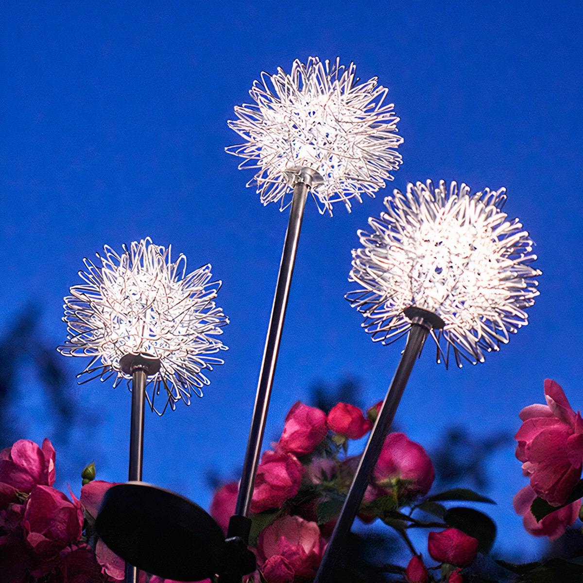 Dandelion Garden Lights, Solar-Powered