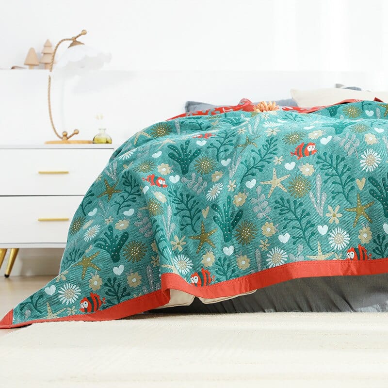 Deep Ocean Throw Blanket