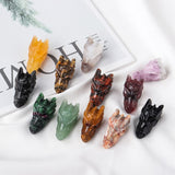 Dragon's Head Crystal Carving