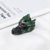 Dragon's Head Crystal Carving