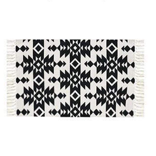 Boho Design Rug with Tassels