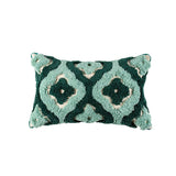 Handmade Green Tufted Pillow Cover