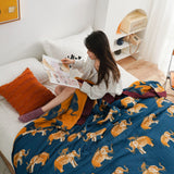 Elephants Boho Bedspread