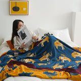 Elephants Boho Bedspread