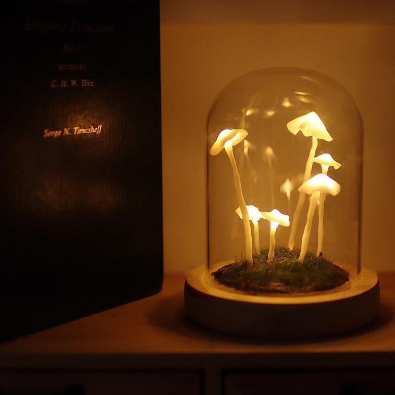 DIY Enchanted Mushroom Forest Lamp