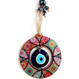 Evil Eye and Mandala Wooden Wall Decor