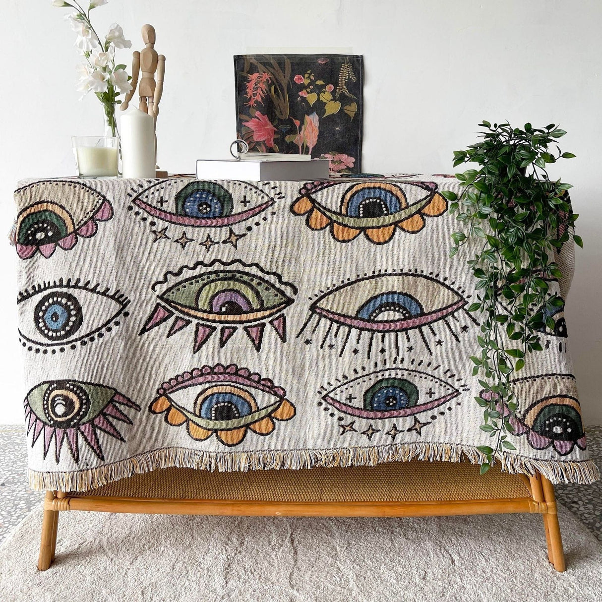 Eyes On You Throw Blanket