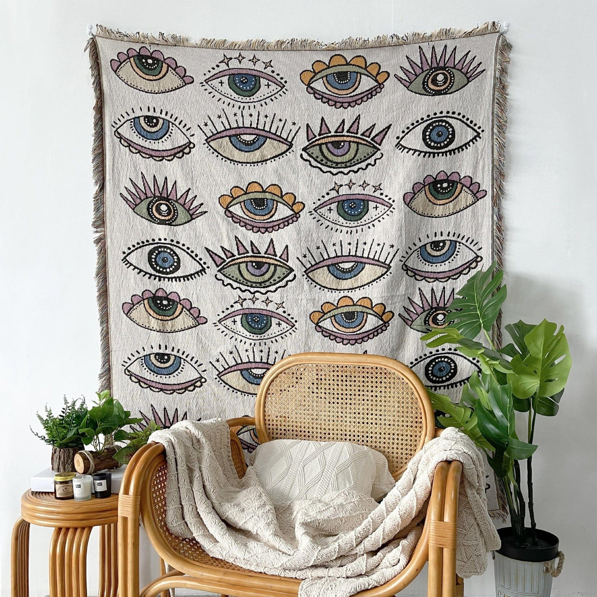 Eyes On You Throw Blanket