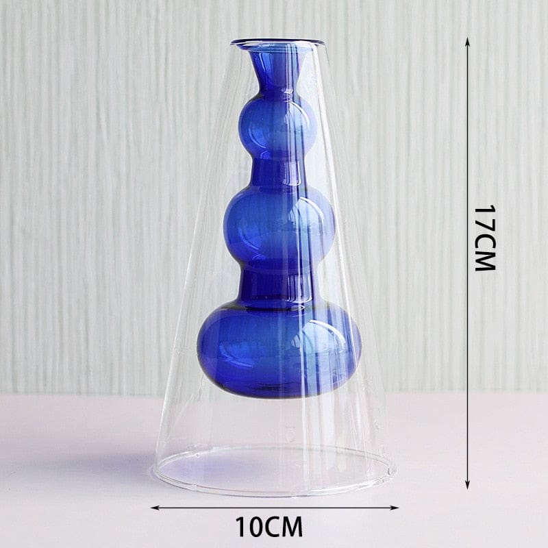 Nordic Hydroponic Transparent Glass Vase