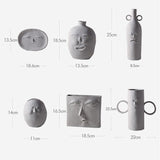 Faces Decor Pots