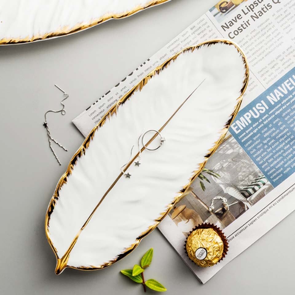Feather Shape Plate