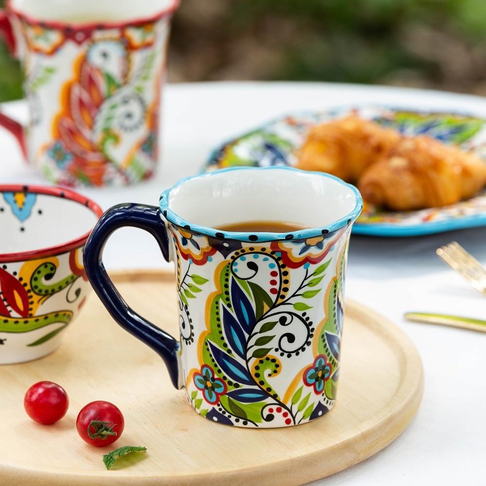 Floral Boho Breakfast Mugs