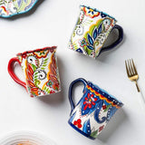Floral Boho Breakfast Mugs